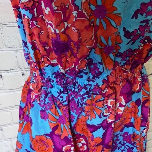 Ellen & Ollie One Shoulder Bow Dress Size 6 - Picture 6 of 9